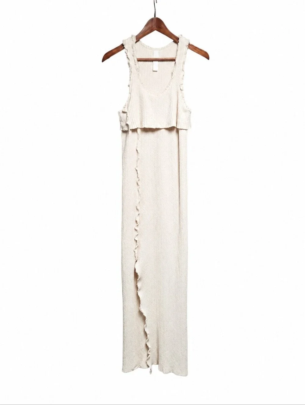 PRFCT NMBR | Knit Midi Dress in Creme ~ Size Small - Picture 6 of 8